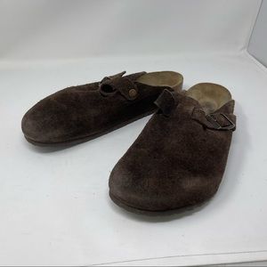 Birkenstock Boston Soft Footbed Suede Clog size 11 wide
